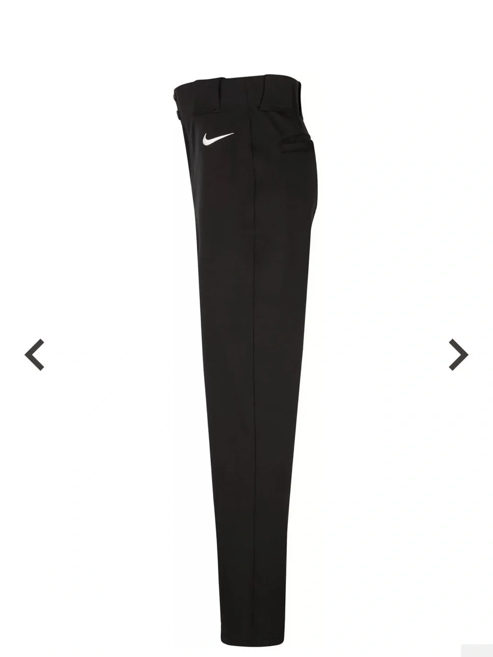 NWT Nike Black vapor select 2 baseball pants size large dri-fit team engineered